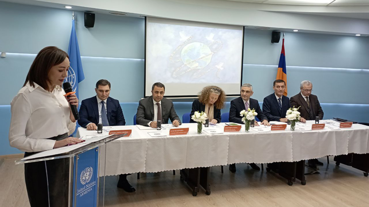 Новая марка, посвященная теме «ООН в Армении: Будущее Нашей Мечты»