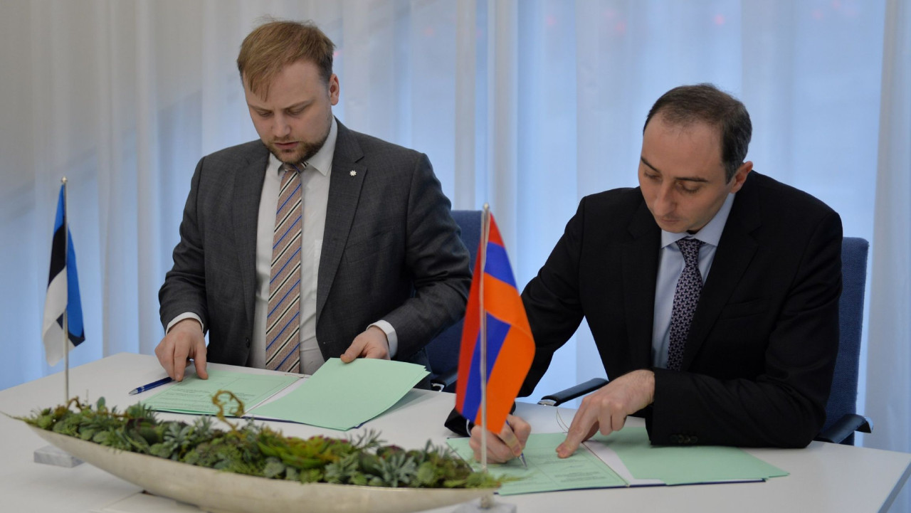 Հայաստանի և Էստոնիայի միջև ստորագրվել Է փոխըմբռնման հուշագիր