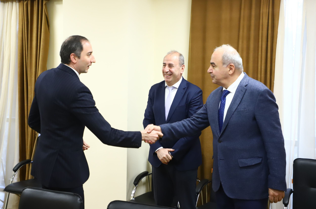Նախարար Ռոբերտ Խաչատրյանը և Վրաստանի դեսպան Գիորգի Շարվաշիձեն քննարկել են ոլորտային համագործակցության հարցերի լայն շրջանակ