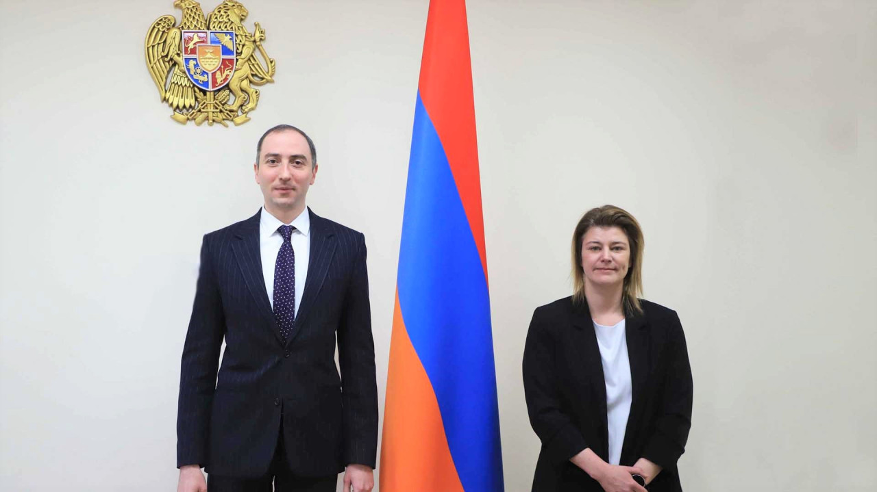 Նախարար Ռոբերտ Խաչատրյանն ընդունել է Հայաստանում Դանիայի դեսպան Անն Թովթ Սորենսենին