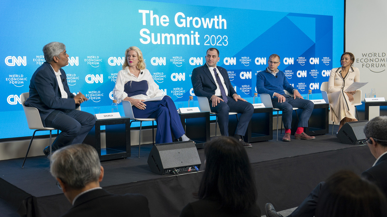 Геворг Манташян принял участие в саммите «Growth Summit 2023» Всемирного экономического форума