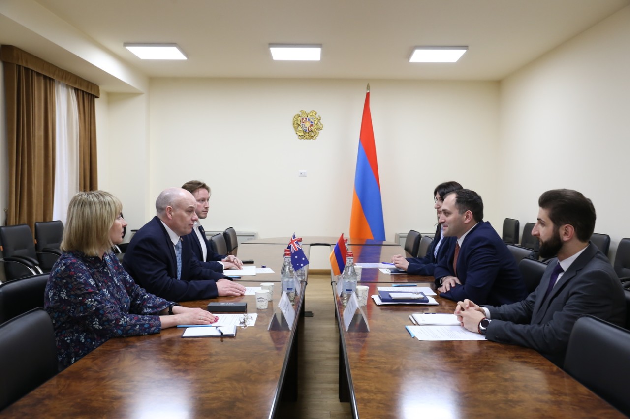 Նախարարի առաջին տեղակալն ընդունել է Ավստրալիայի դեսպանին