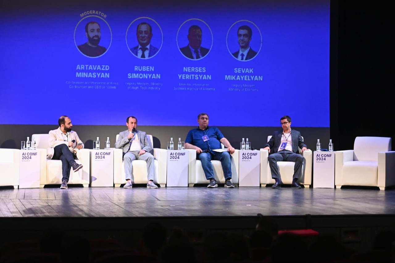 Ruben Simonyan Participates in AI Conf 2024 Panel Discussion