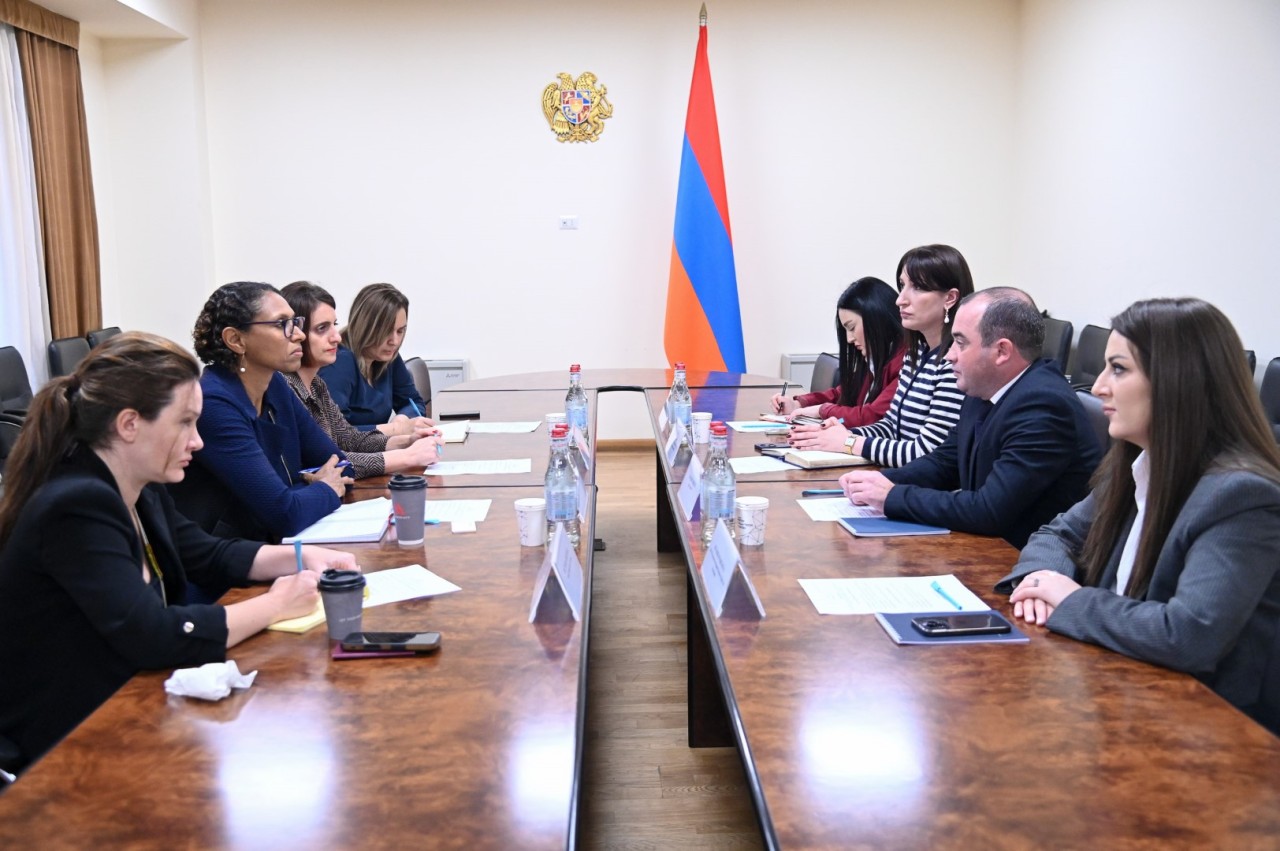 Ruben Simonyan Hosts WB Representatives; New Prospects for Cooperation Discussed