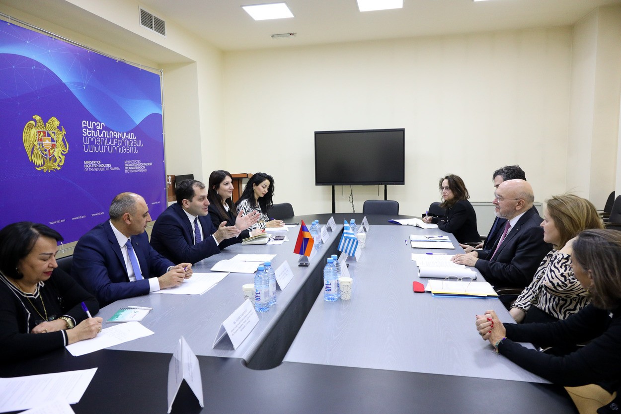 Gevorg Mantashyan Receives Deputy Foreign Minister of Greece, Co-Chair of the Intergovernmental Commission on Economic, Industrial, and Scientific-Technical Cooperation between Armenia and Greece