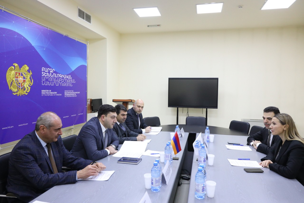 Deputy Minister Gevorg Meliksetyan Receives the Regional Director of the International Telecommunication Union