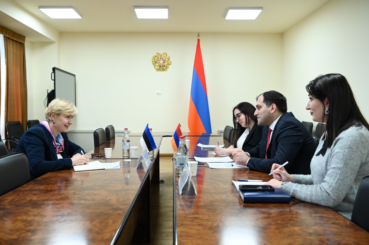 ՀՀ-ում  էստոնիայի Հանրապետության արտակարգ և  լիազոր դեսպանի հետ քննարկվել են տեխնոլոգիական ոլորտի համագործակցության մի շարք ուղղություններ  