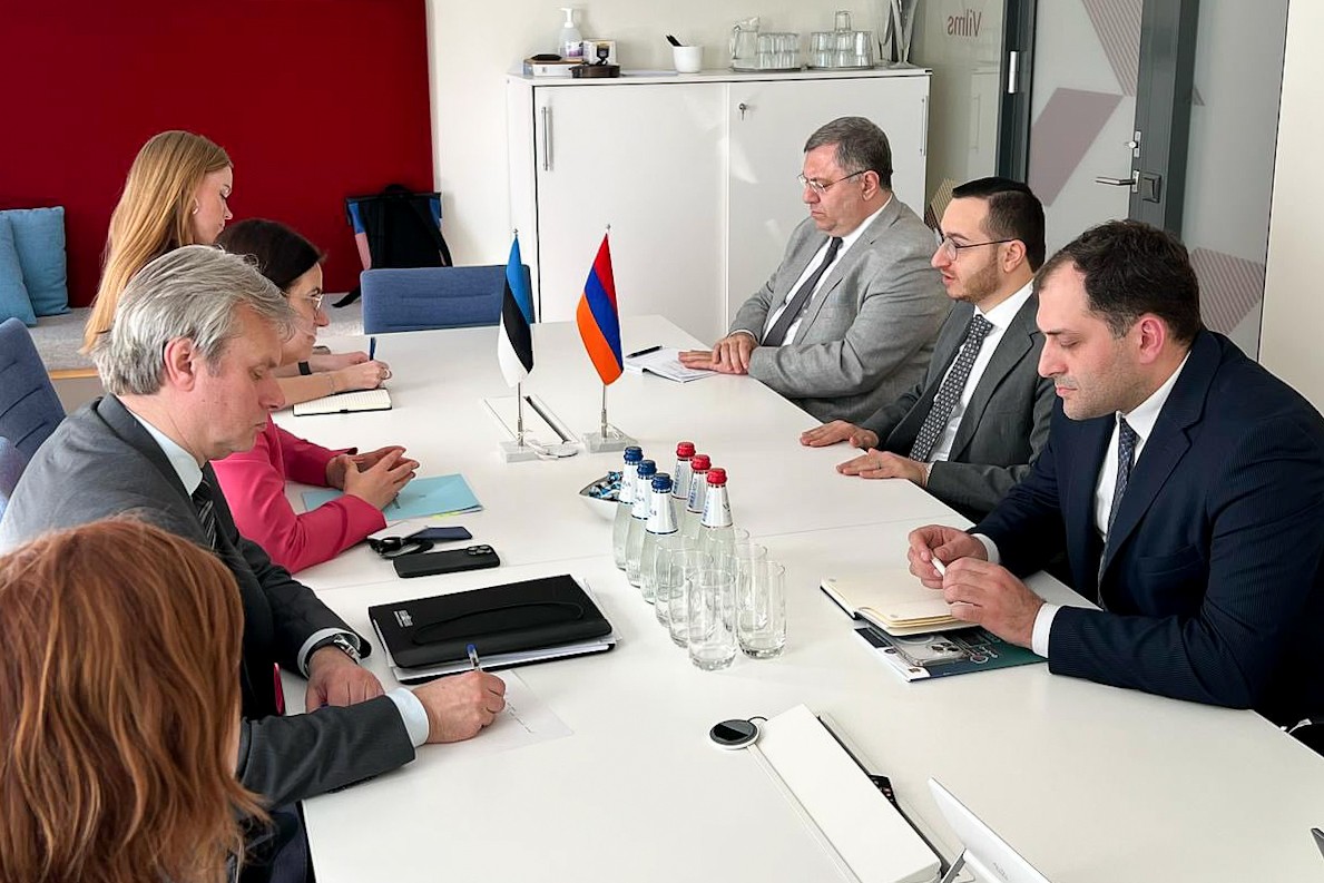 ՀՀ ԲՏԱ նախարար Մխիթար Հայրապետյանն Էստոնիայի Հանրապետությունում հանդիպել է Էստոնիայի արդարադատության և թվայնացման նախարարի հետ
