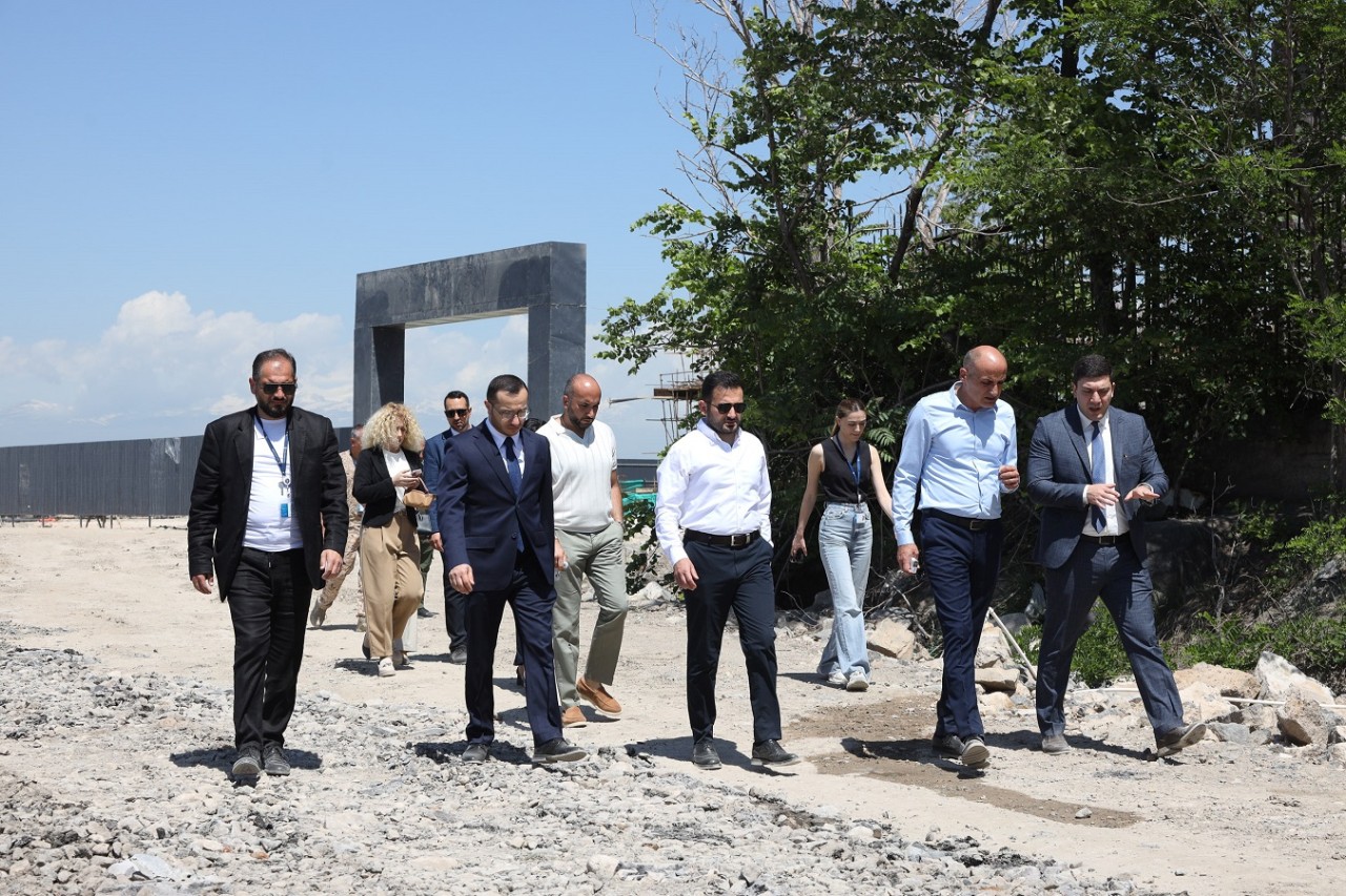 ՀՀ ԲՏԱ նախարար Մխիթար Հայրապետյանը ծանոթացել է Հանրայինի նոր՝ 8-րդ տաղավարի շինարարական աշխատանքների ընթացքին