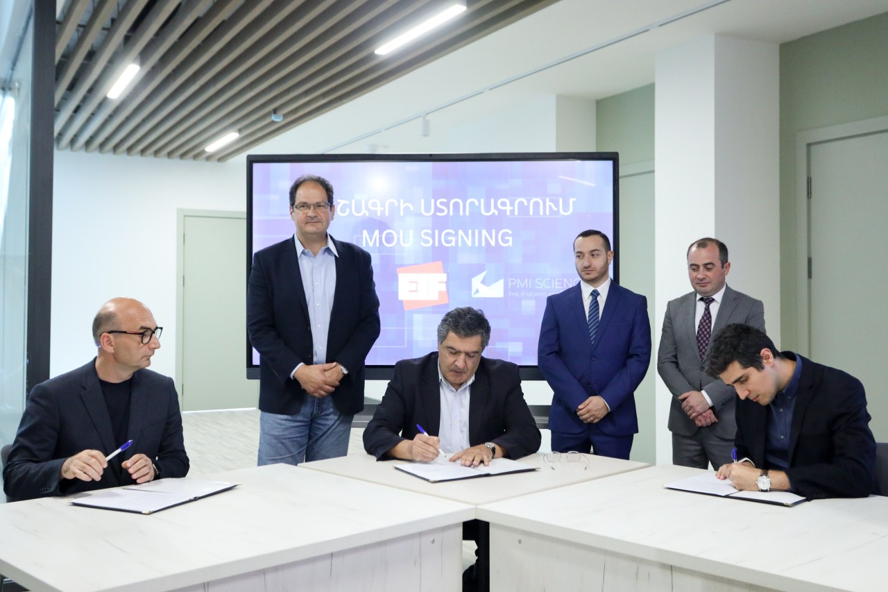 PMI Science International Company - The First Resident in Business Accelerator, MoU was Signed
