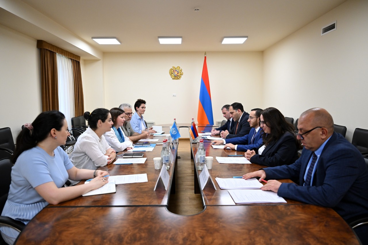 Հանդիպում Մխիթար Հայրապետյանի և ՅՈՒՆԻՍԵՖ-ի ներկայացուցիչների միջև՝ առցանց միջավայրում երեխաների անվտանգության ամրապնդման և բարձրացման նպատակով