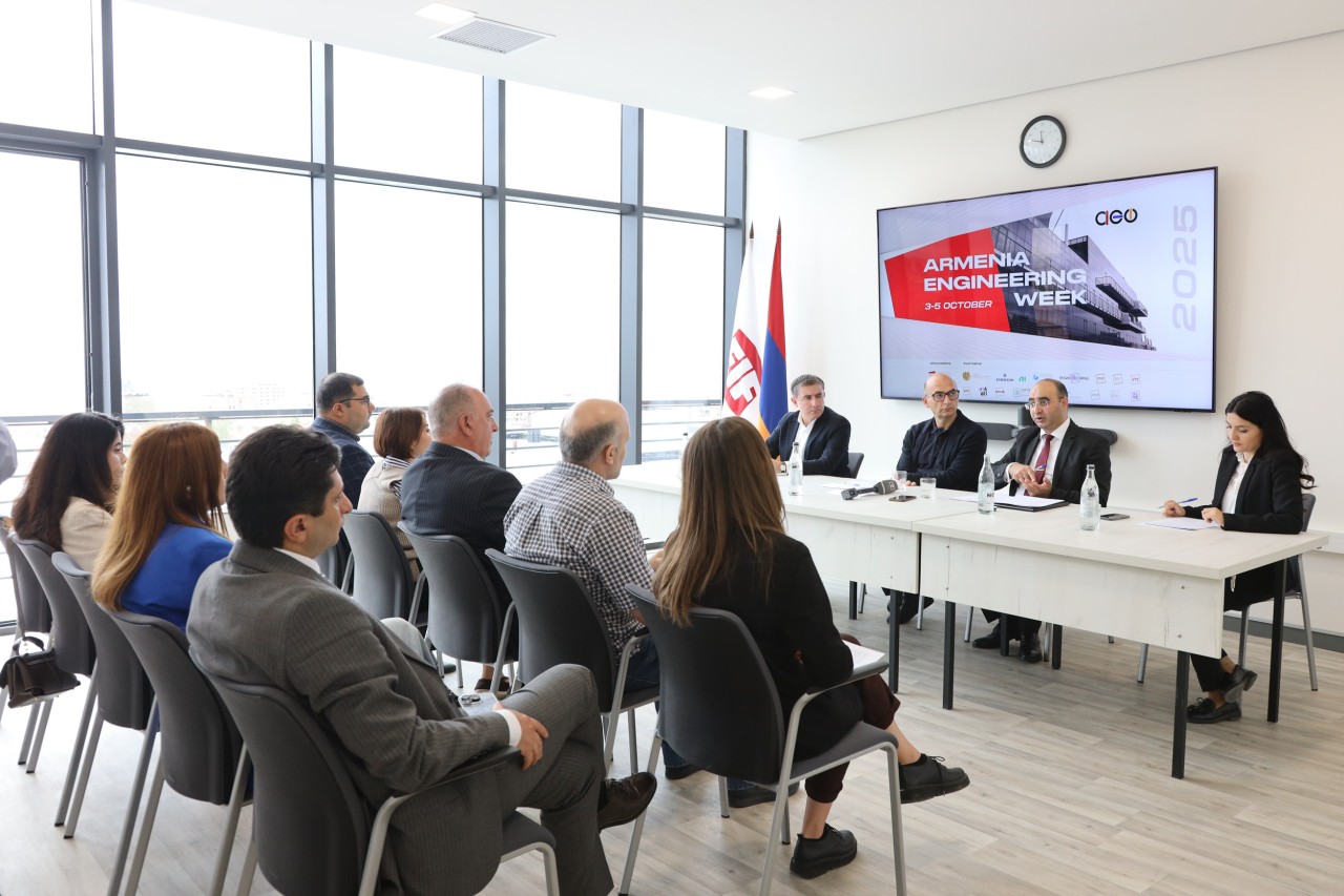 Ինժեներական քաղաքում տեղի է ունեցել «Հայաստան-Ճարտարագիտական շաբաթ 2025»-ին նվիրված մամուլի ասուլիսը