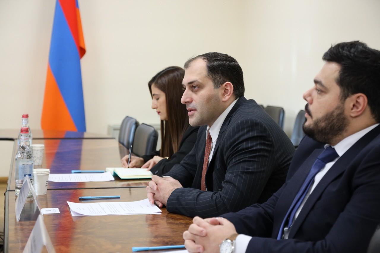 ԲՏԱ նախարարի առաջին տեղակալը հանդիպել է կիբեռանվտանգության ոլորտում մասնագիտացած DTS Solution ընկերության ներկայացուցիչներին
