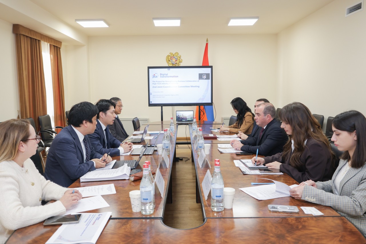 ԲՏԱ նախարարի տեղակալն ընդունել է JICA գործակալության  ներկայացուցիչներին