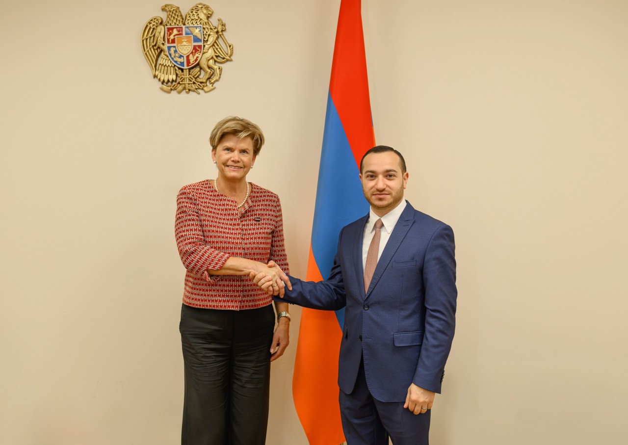 Նախարար Մխիթար Հայրապետյանն ընդունել է Լատվիայի ԱԳ նախարարի գլխավորած պատվիրակությանը